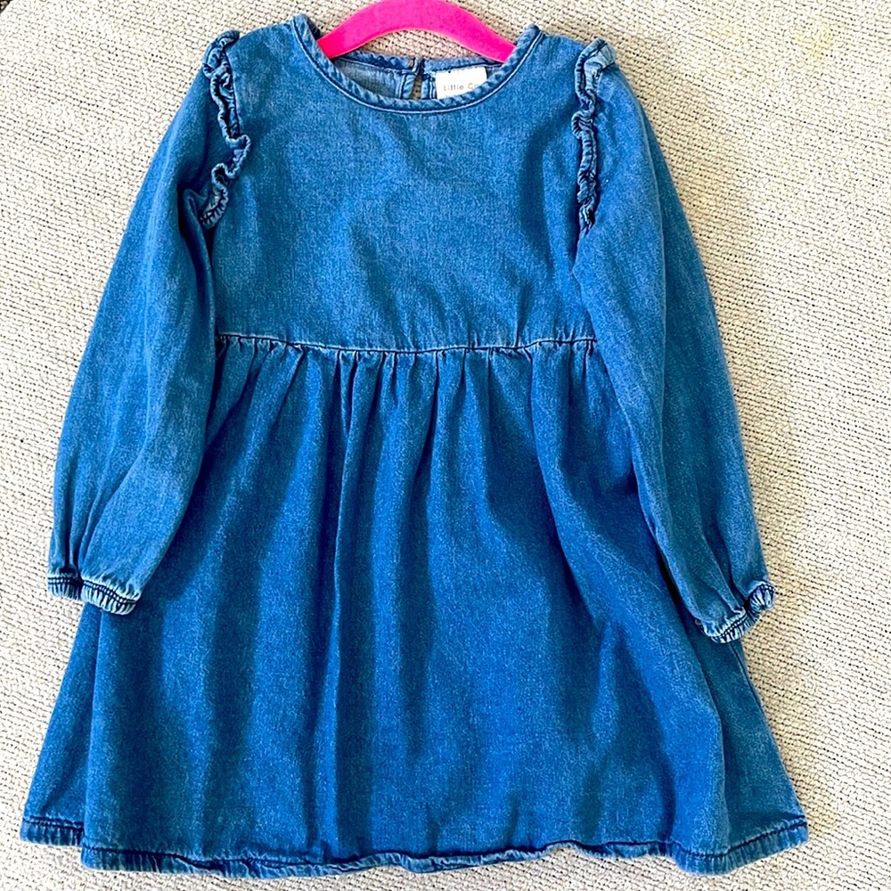 4T Little Co. by Lauren Conrad Denim Puff Sleeve Dress